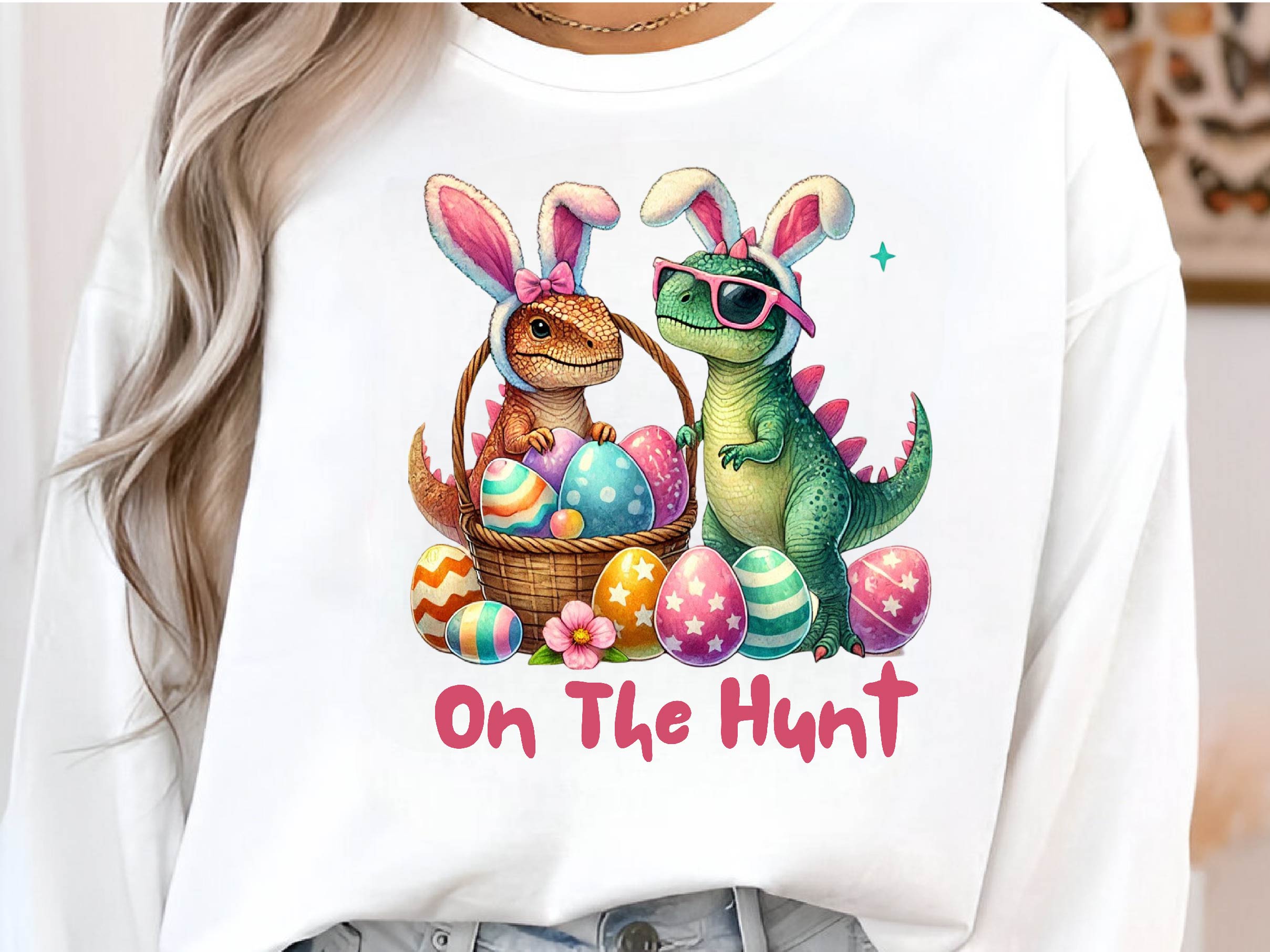 Dinosaur T Rex Easter Dinosaur T Rex Clipart Bundle - CraftNest - Digital Crafting and Art