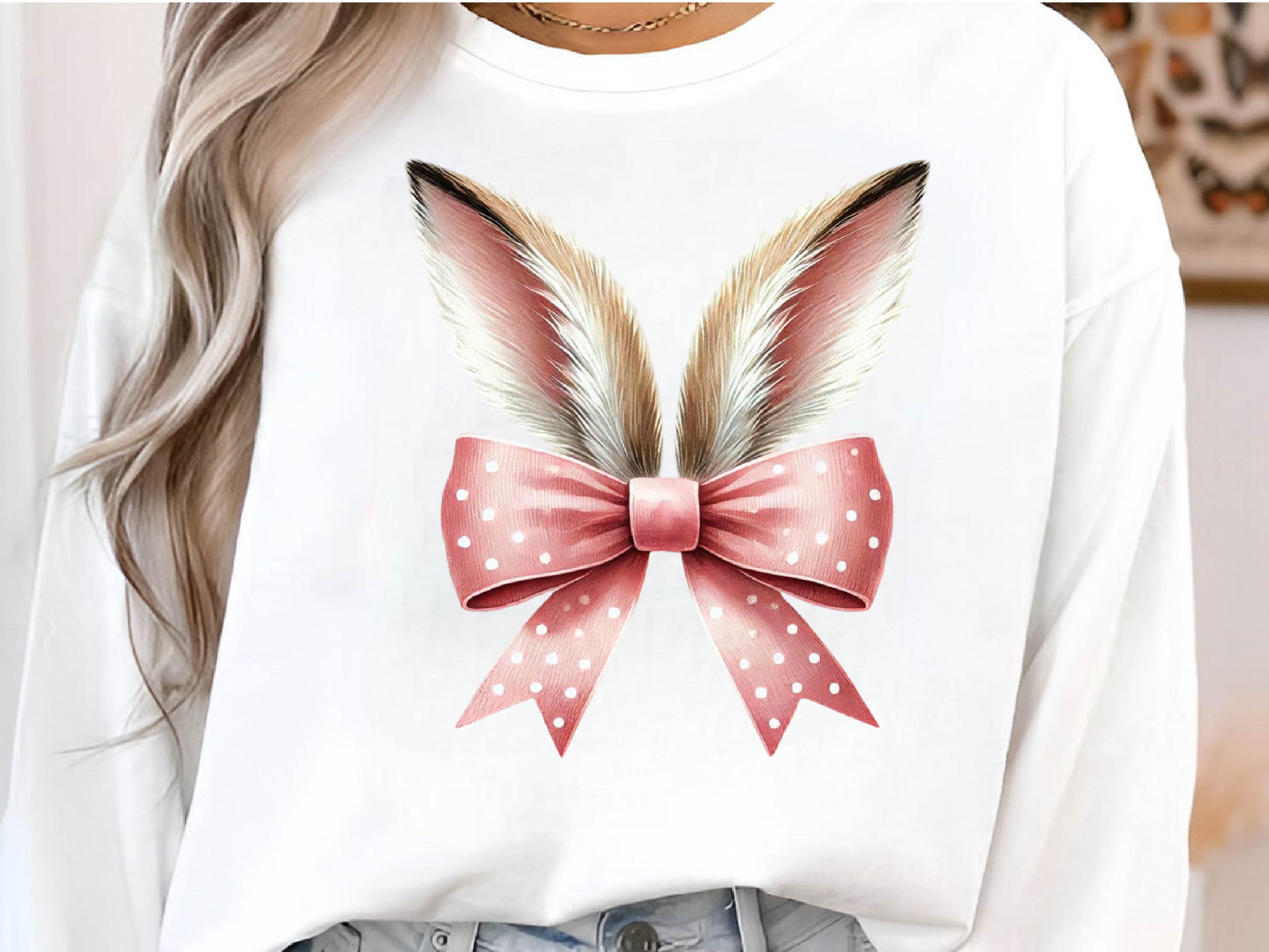 Coquette Bunny Easter Bunny Clipart Bundle - CraftNest - Digital Crafting and Art