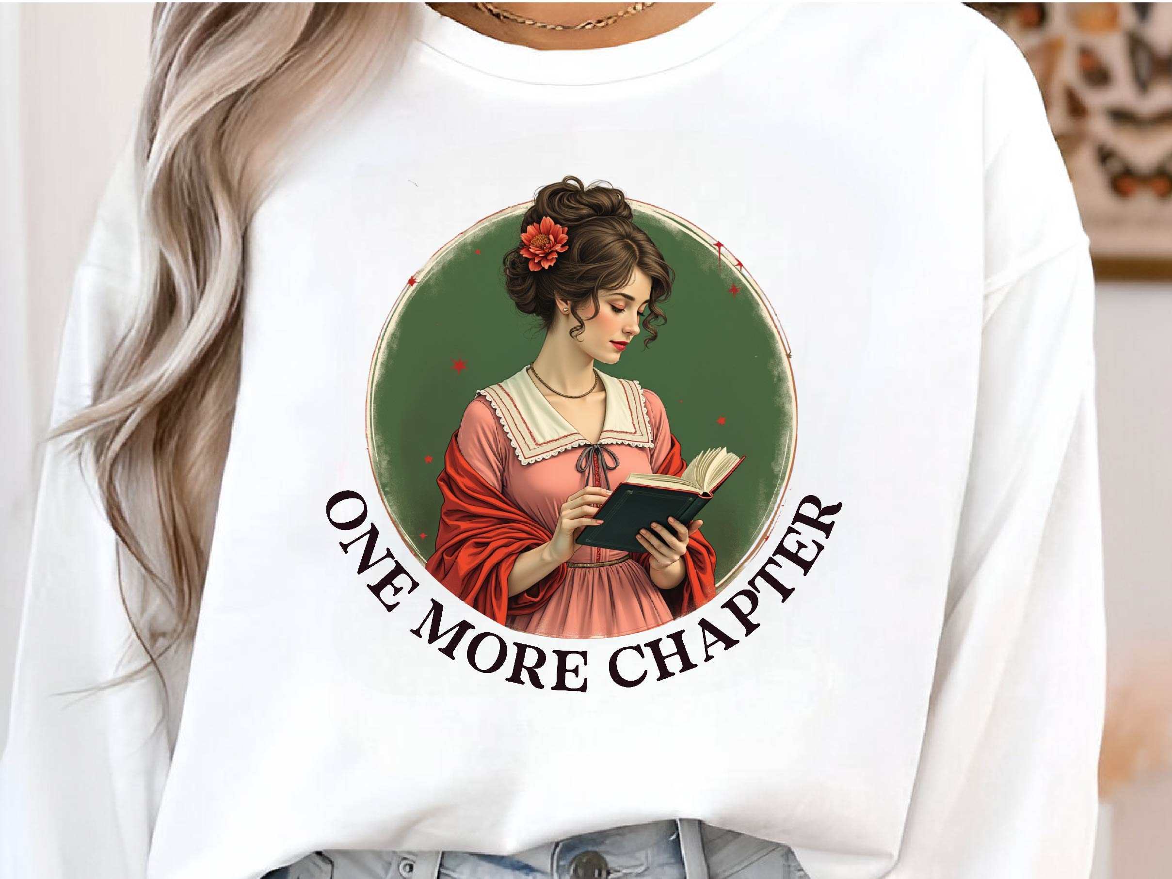 One More Chapter Funny Book Lover Clipart Bundle - CraftNest - Digital Crafting and Art