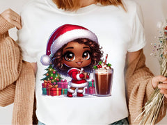 Christmas Christmas Black Girl Clipart Bundle - CraftNest - Digital Crafting and Art