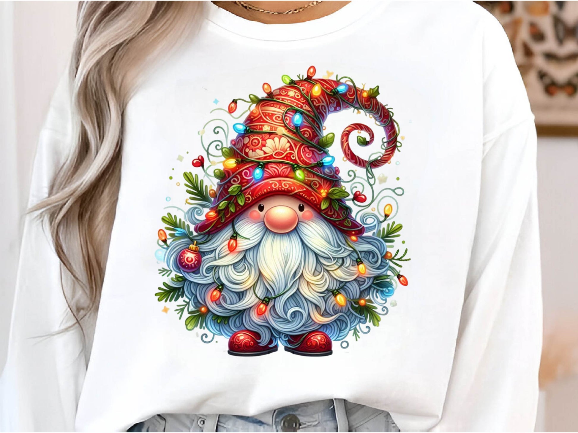 Christmas Gnome Light Clipart Bundle - CraftNest - Digital Crafting and Art