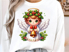 Christmas Cute Little Angel Clipart Bundle 1 - CraftNest - Digital Crafting and Art