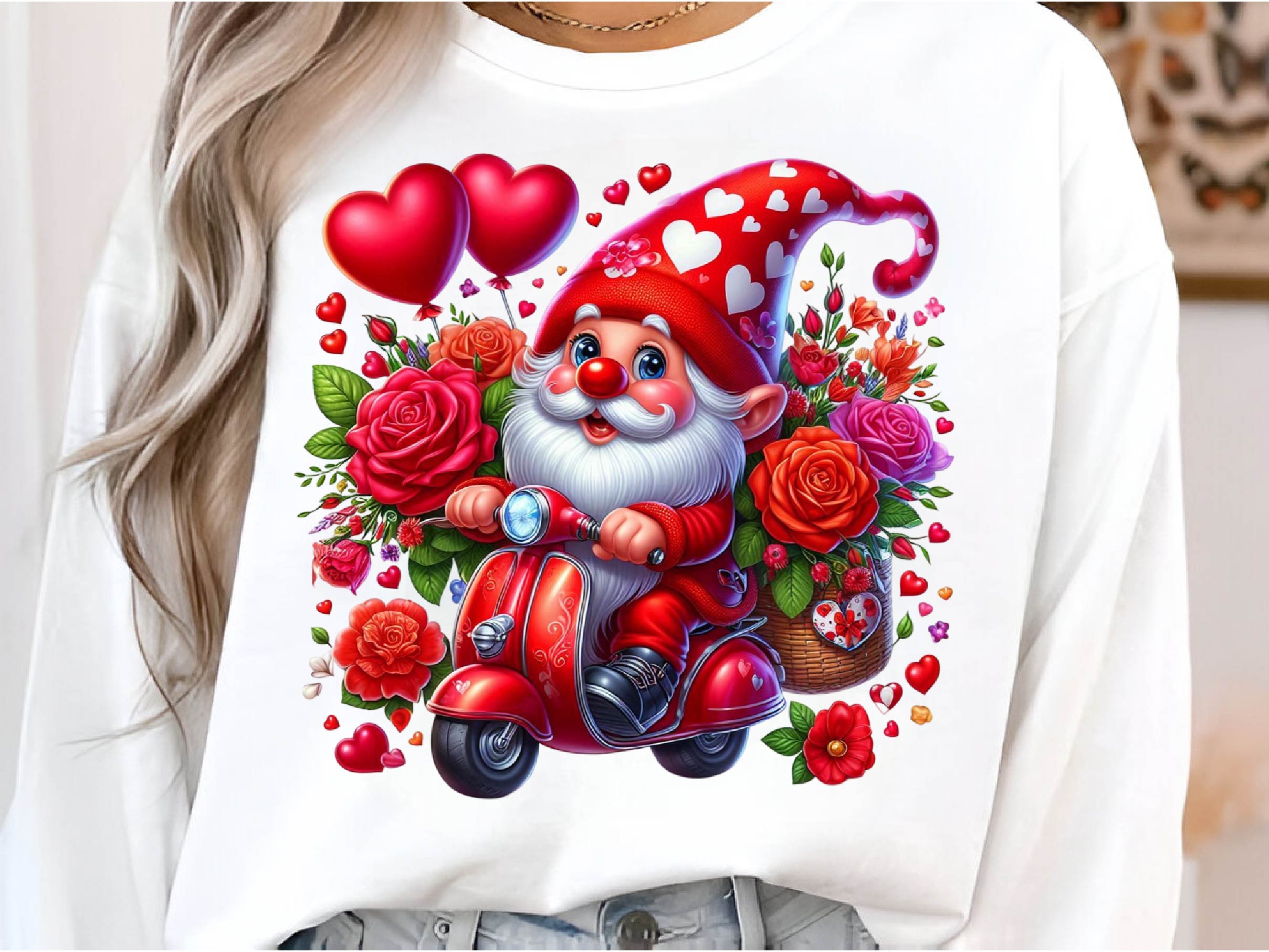 Rose Valentines Gnomes Clipart Bundle - CraftNest - Digital Crafting and Art