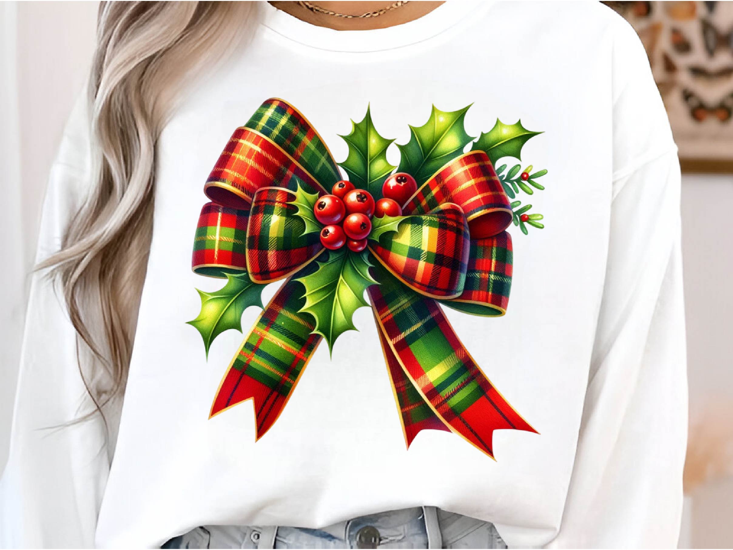 Christmas Coquette Bow Ribbon Girly Clipart Bundle 1 - CraftNest - Digital Crafting and Art