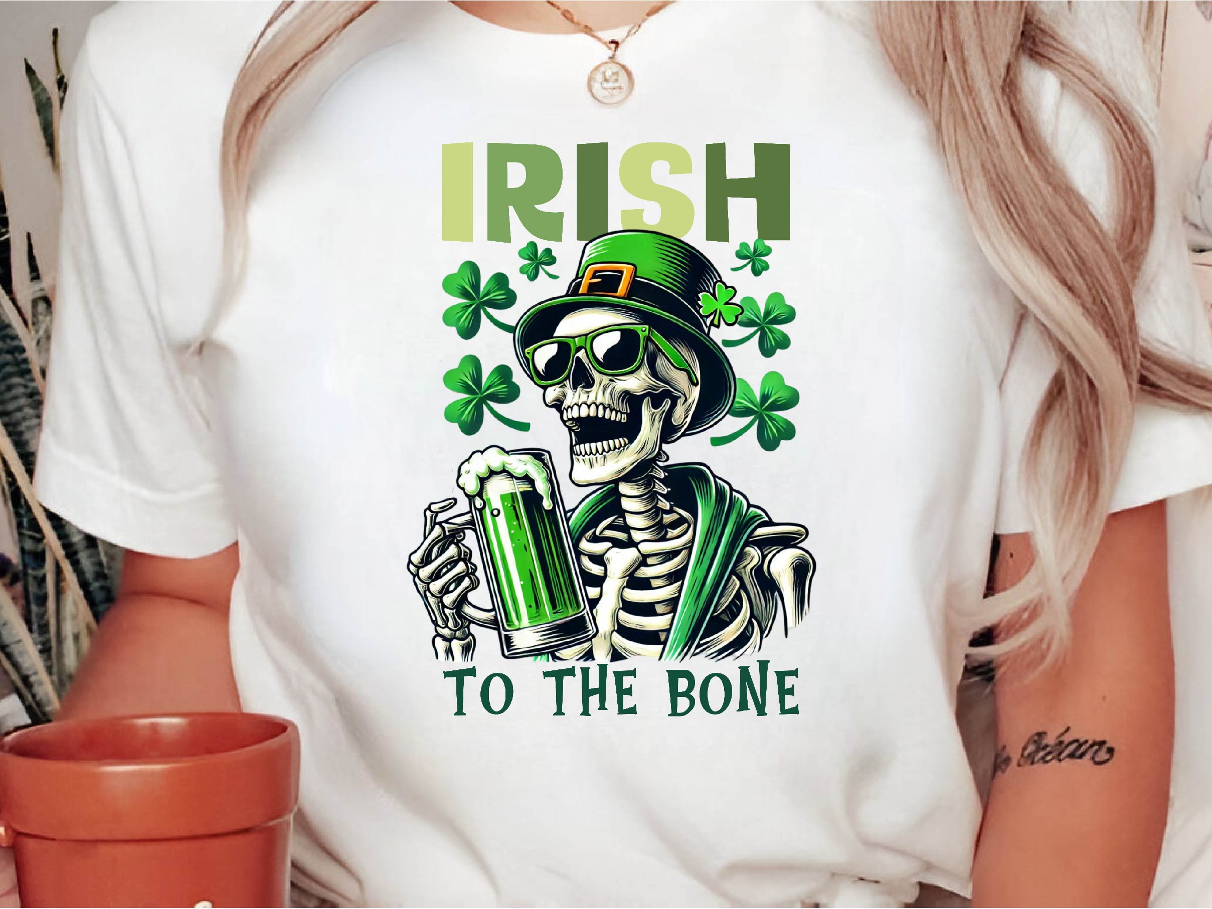 St Patricks Day Irish Skeleton Beer Clipart Bundle - CraftNest - Digital Crafting and Art