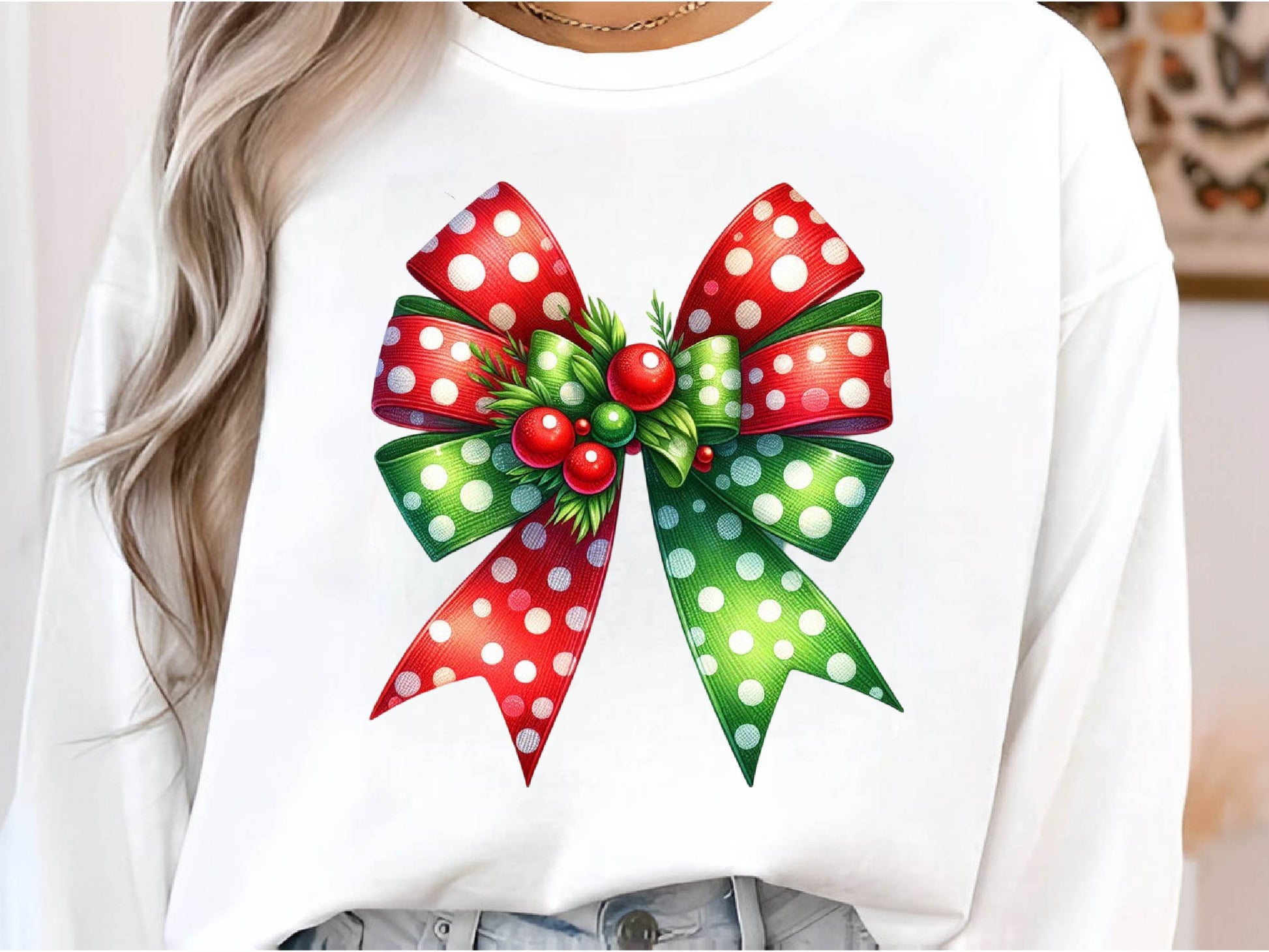 Christmas Coquette Bow Ribbon Girly Clipart Bundle - CraftNest - Digital Crafting and Art