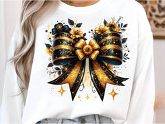 Gold Glitter Coquette Bow Clipart Bundle - CraftNest - Digital Crafting and Art