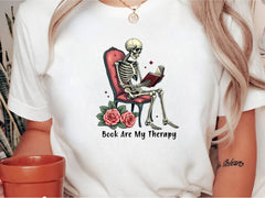 Book Are My Therapy Funny Book Lover Clipart Bundle - CraftNest - Digital Crafting and Art