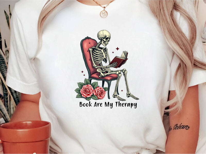 Book Are My Therapy Funny Book Lover Clipart Bundle - CraftNest - Digital Crafting and Art