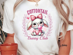 Cottontail Vintage Easter Pink Bow Clipart Bundle - CraftNest - Digital Crafting and Art