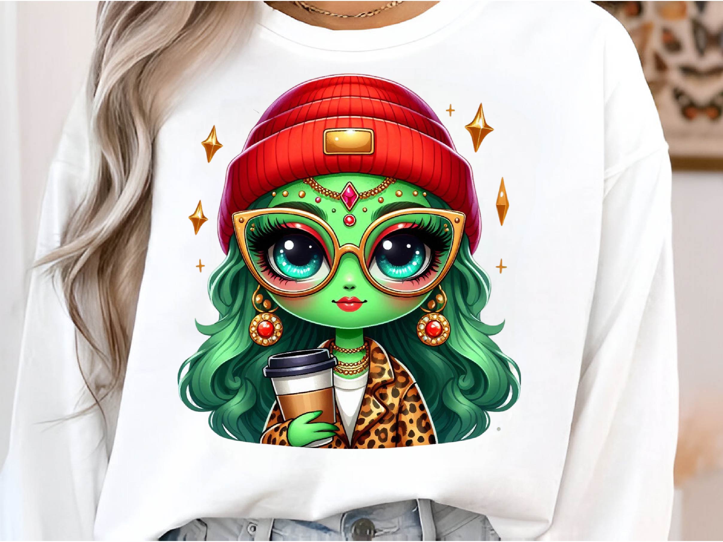 Christmas Girl Cute Boujee Clipart Bundle 1 - CraftNest - Digital Crafting and Art