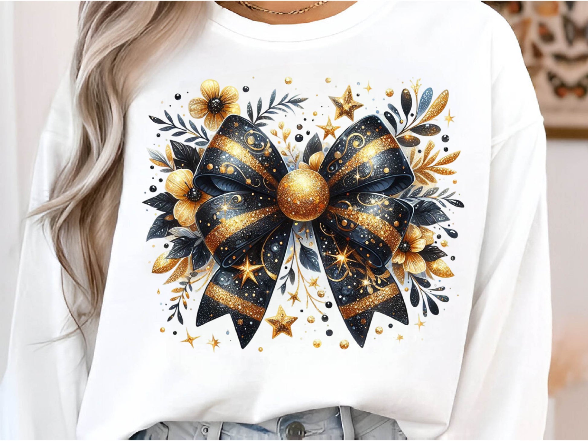 Gold Glitter Coquette Bow Clipart Bundle 3 - CraftNest - Digital Crafting and Art