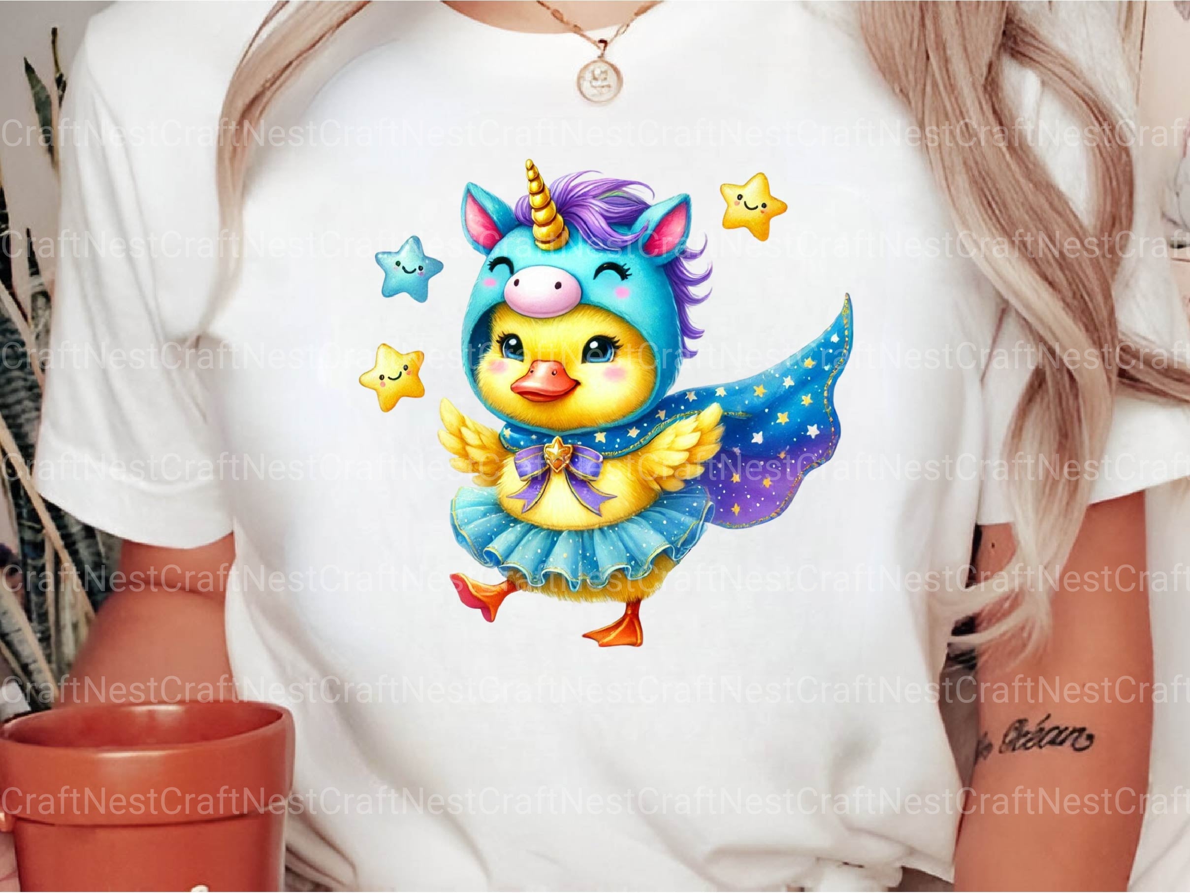 Unicorn Chicken Clipart Bundle - CraftNest - Digital Crafting and Art