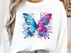 Butterfly Flowers Clipart Bundle 5 - CraftNest - Digital Crafting and Art