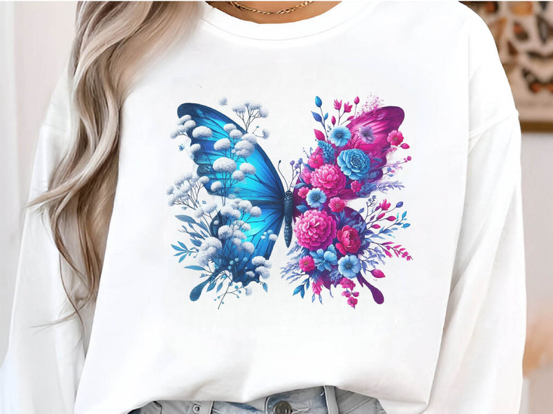 Butterfly Flowers Clipart Bundle 5 - CraftNest - Digital Crafting and Art