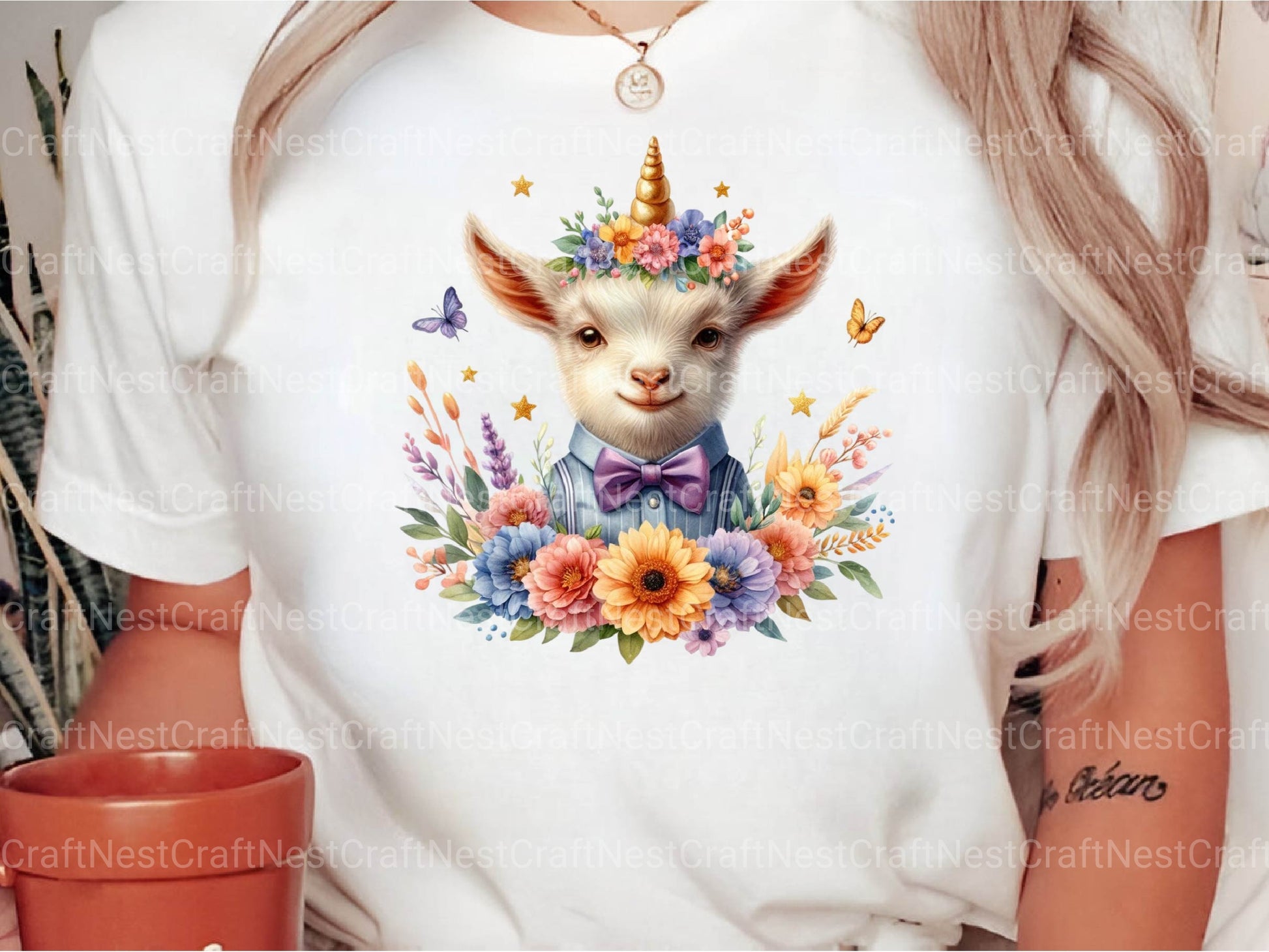 Unicorn Goat Clipart Bundle - CraftNest - Digital Crafting and Art