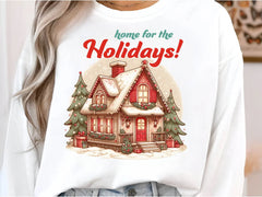 Vintage Christmas House Clipart Bundle - CraftNest - Digital Crafting and Art