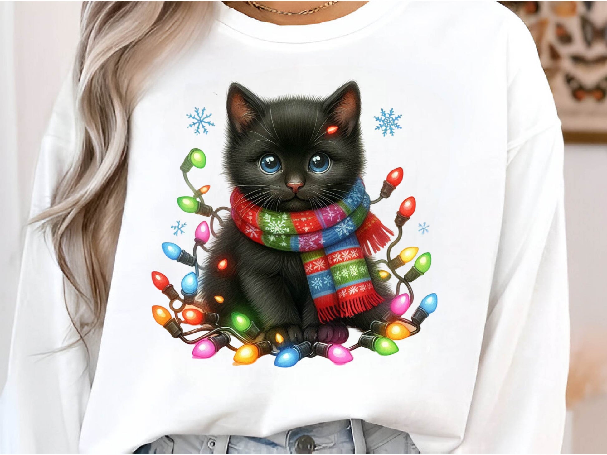 Christmas Black Cat Clipart Bundle 1 - CraftNest - Digital Crafting and Art