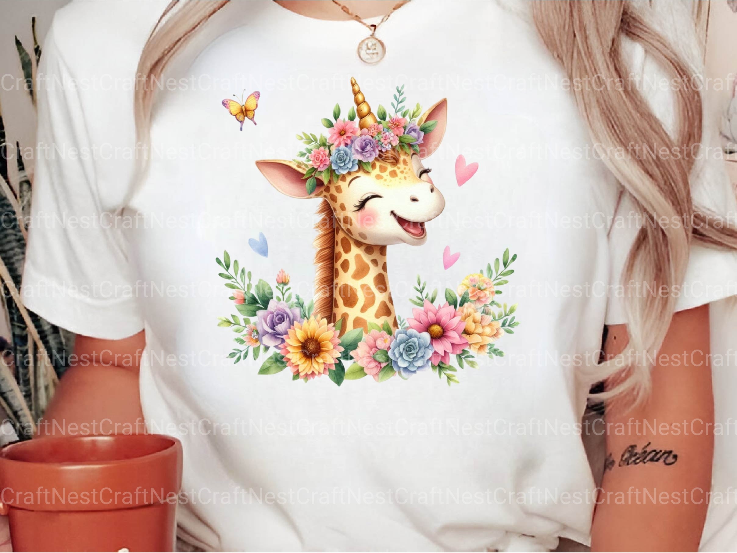 Unicorn Giraffe Clipart Bundle - CraftNest - Digital Crafting and Art