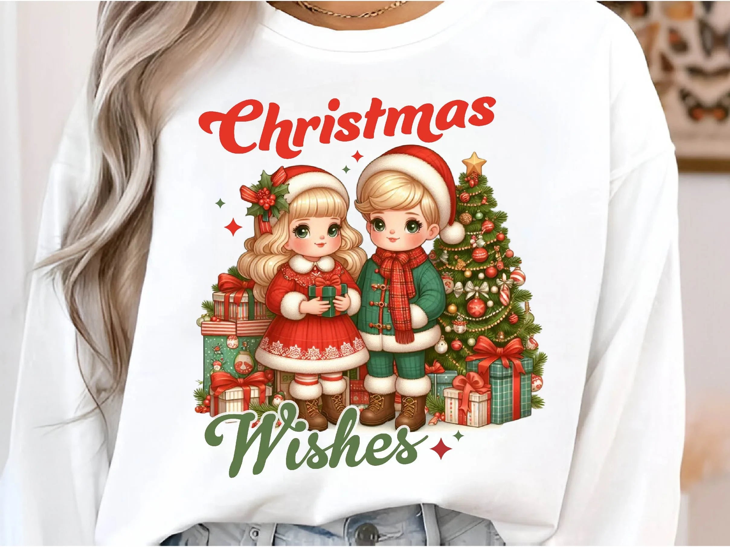 Vintage Christmas Wishes Clipart Bundle - CraftNest - Digital Crafting and Art