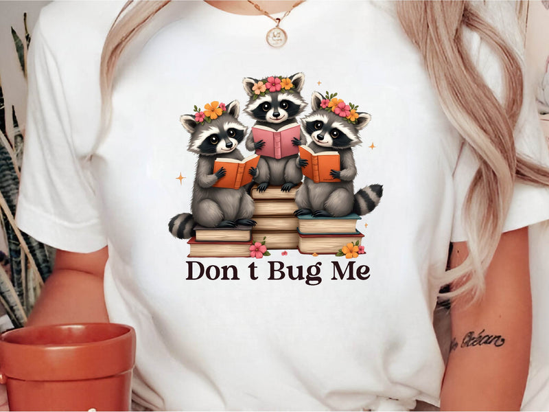 Don T Bug Me Funny Raccoon Bookish Clipart Bundle - CraftNest - Digital Crafting and Art