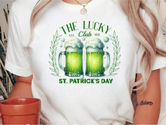 St Patricks Day Vintage Lucky Club Clipart Bundle - CraftNest - Digital Crafting and Art