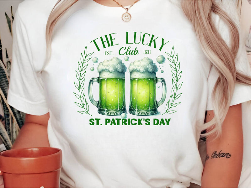 St Patricks Day Vintage Lucky Club Clipart Bundle - CraftNest - Digital Crafting and Art