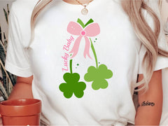 St Patricks Day Clovers Lucky Babe Clipart Bundle - CraftNest - Digital Crafting and Art