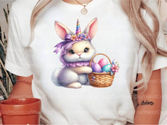 Unicorn Rabbit Clipart Bundle - CraftNest - Digital Crafting and Art