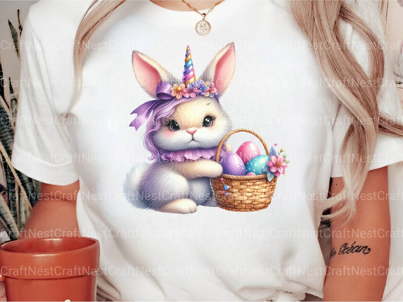 Unicorn Rabbit Clipart Bundle - CraftNest - Digital Crafting and Art