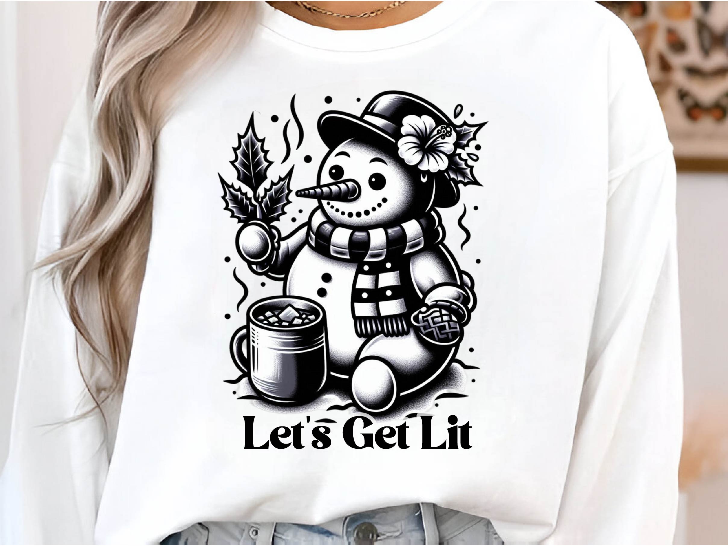 Lets Get Lit Merry Christmas Clipart Bundle - CraftNest - Digital Crafting and Art