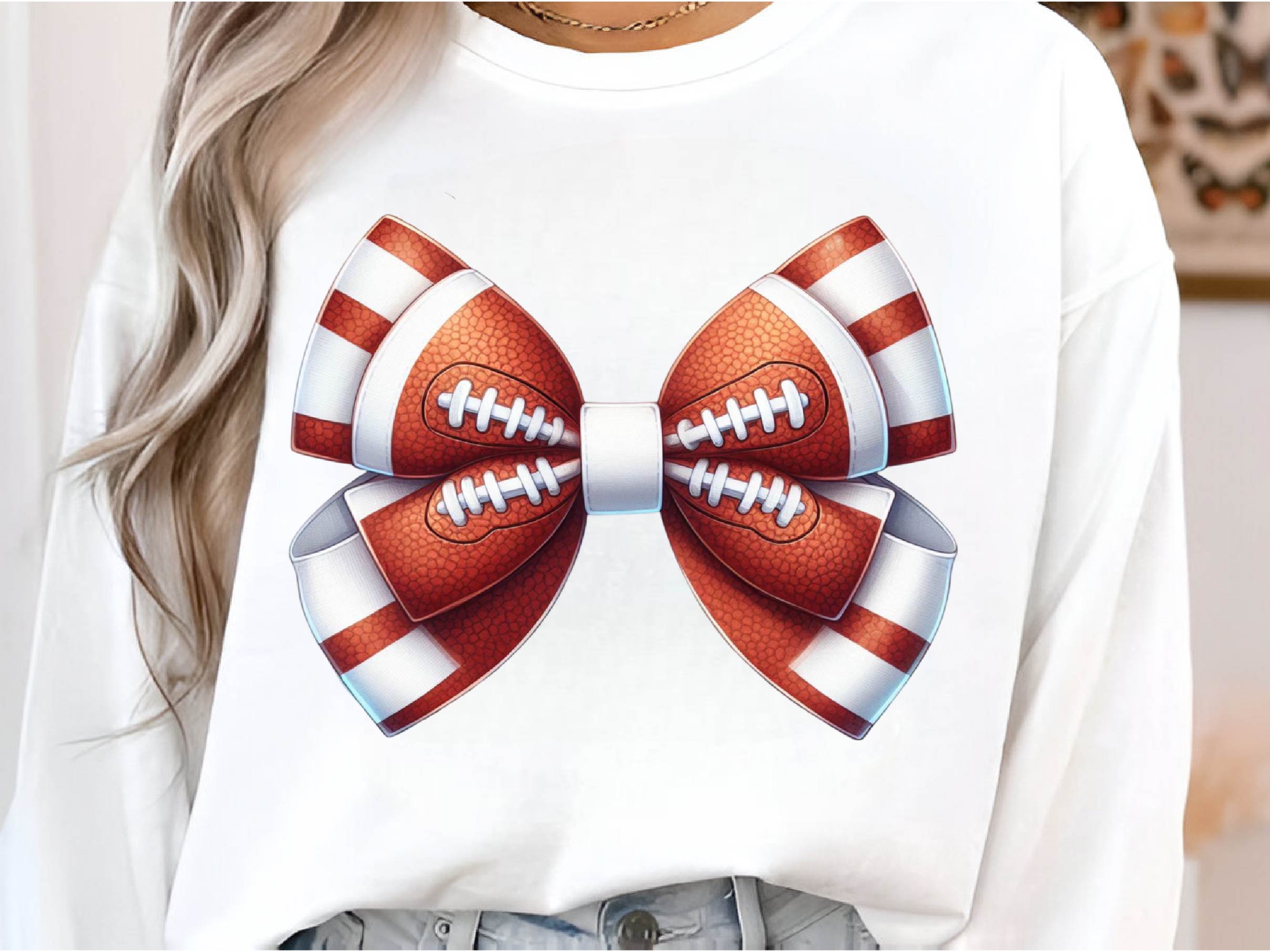 Football Coquette Bow Clipart Bundle - CraftNest - Digital Crafting and Art