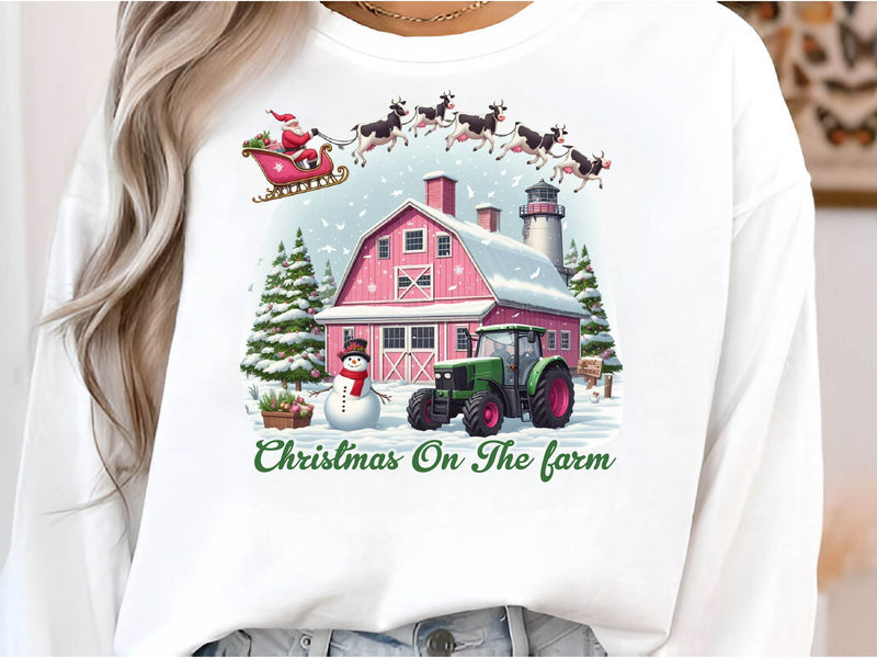 Christmas On The Farm Merry Christmas Clipart Bundle - CraftNest - Digital Crafting and Art