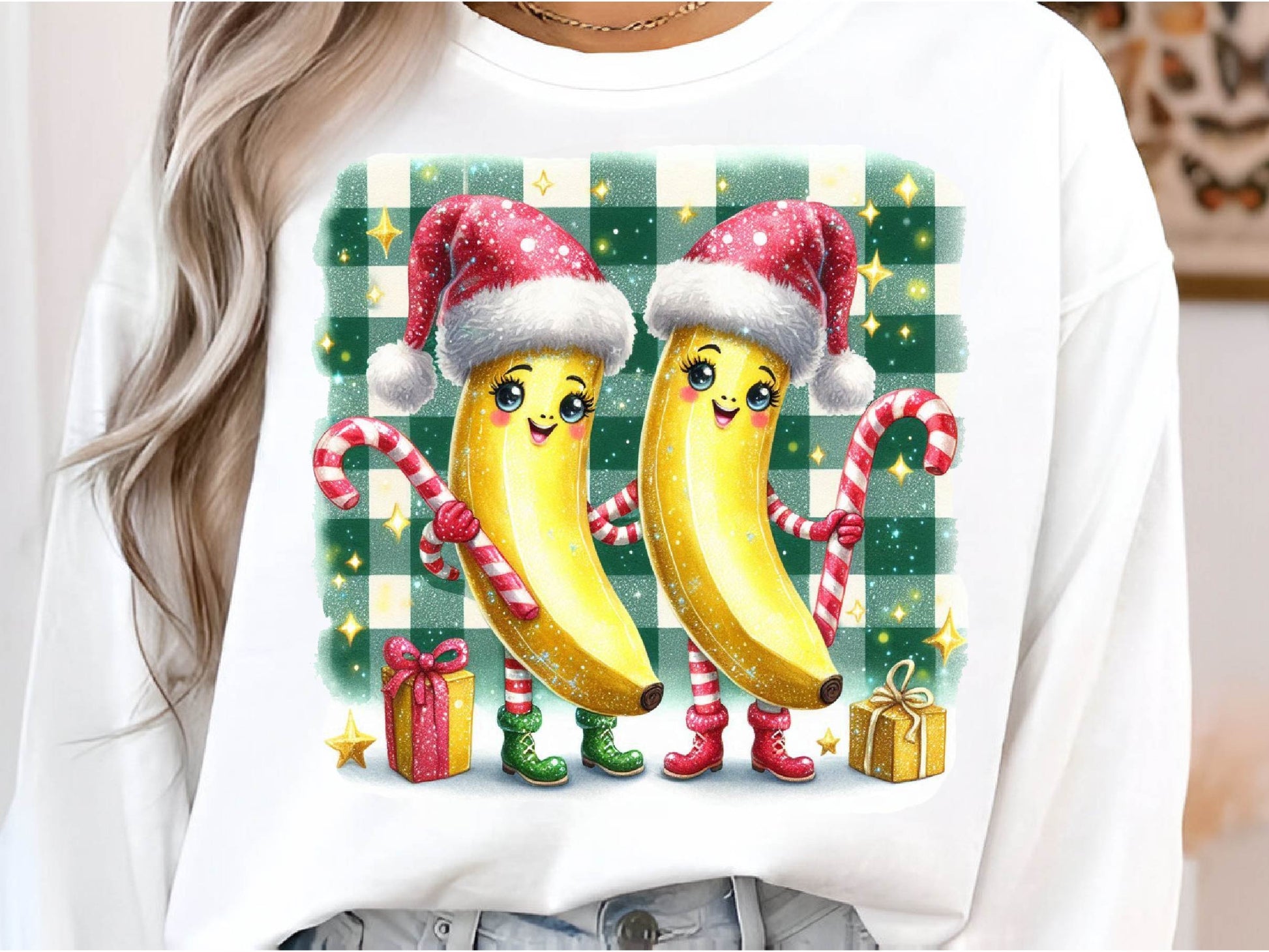 Bananas Christmas Merry Christmas Clipart Bundle 1 - CraftNest - Digital Crafting and Art