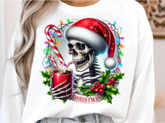 Halloween Christmas Skeleton Shirt Clipart Bundle - CraftNest - Digital Crafting and Art