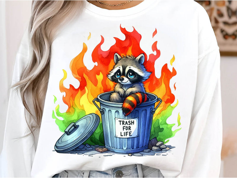 Raccoon Trash 4 Life Clipart Bundle - CraftNest - Digital Crafting and Art