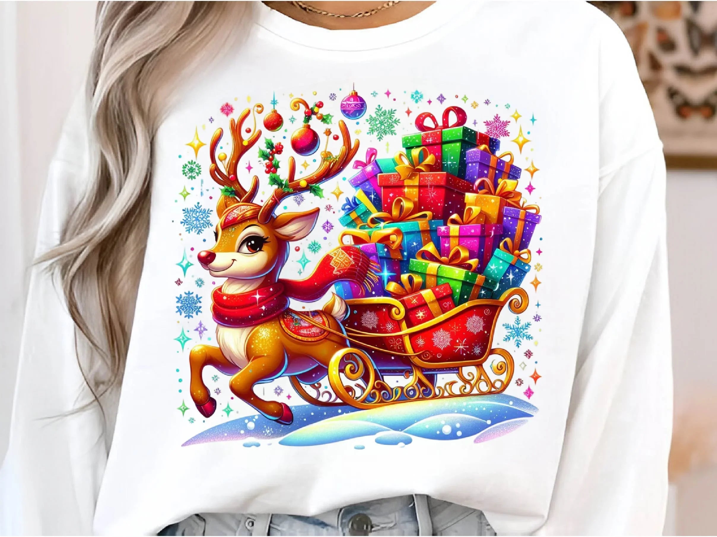 Festive Reindeer Clipart Bundle - CraftNest - Digital Crafting and Art