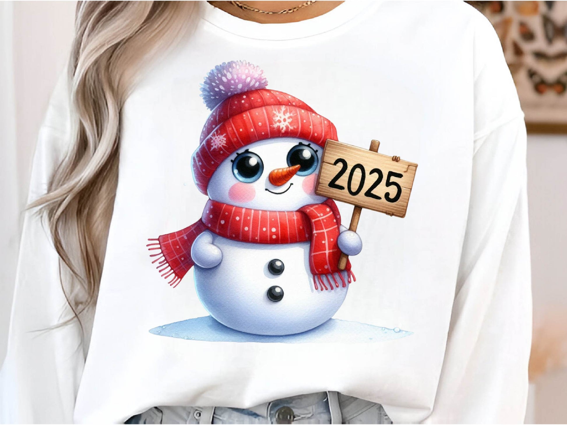 New Year Snowman Clipart Bundle 1 - CraftNest - Digital Crafting and Art