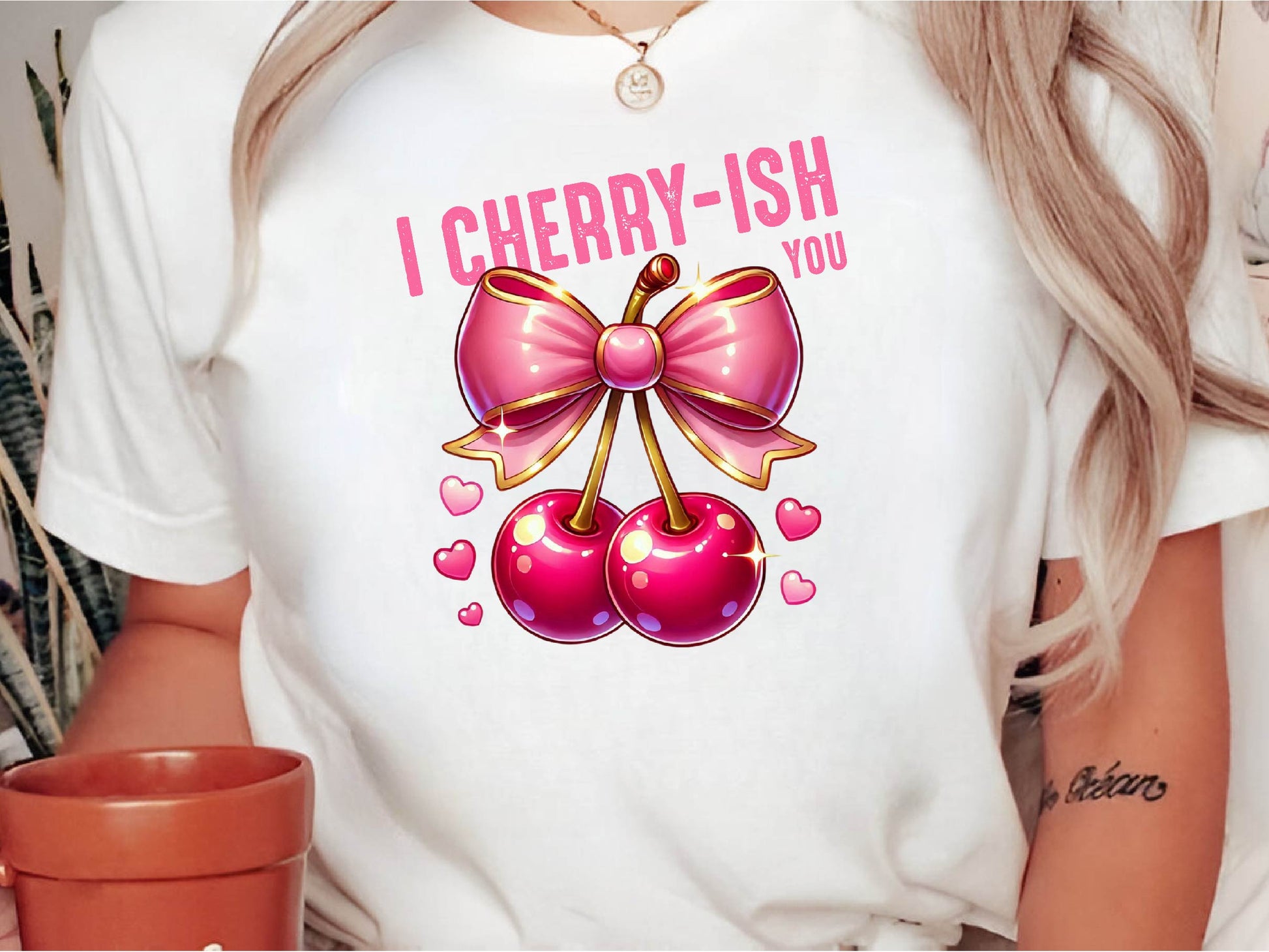 Valentines Day I Cherry Ish You Bow Clipart Bundle - CraftNest - Digital Crafting and Art