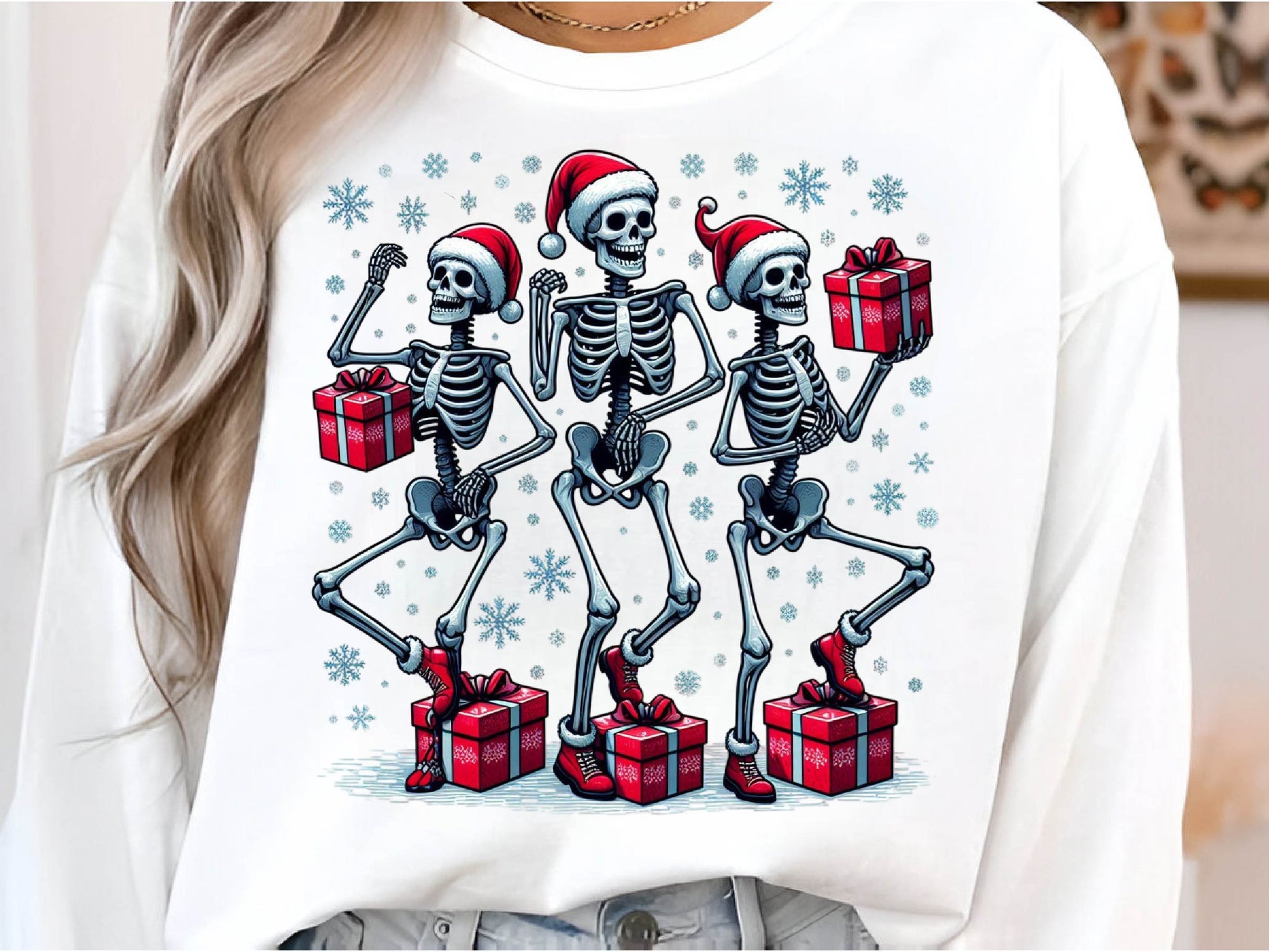 Christmas Dancing Skeletons Clipart Bundle - CraftNest - Digital Crafting and Art