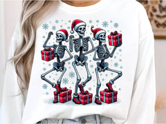 Christmas Dancing Skeletons Clipart Bundle - CraftNest - Digital Crafting and Art