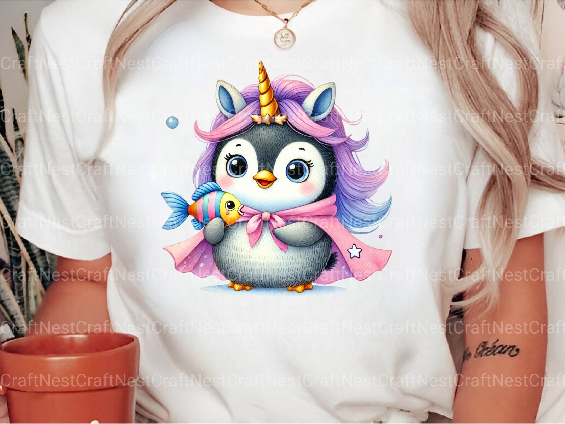 Unicorn Penguin Clipart Bundle - CraftNest - Digital Crafting and Art