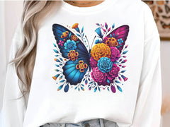 Butterfly Flowers Clipart Bundle 15 - CraftNest - Digital Crafting and Art