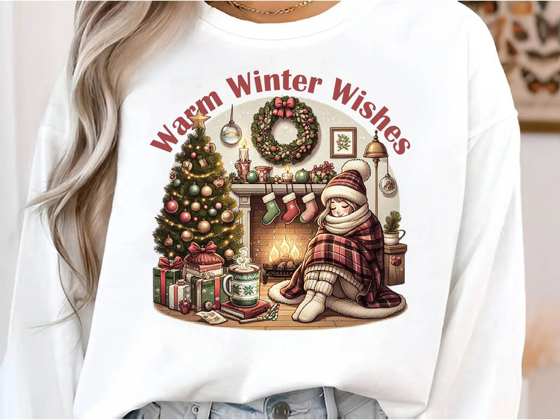 Vintage Christmas Winter Clipart Bundle - CraftNest - Digital Crafting and Art