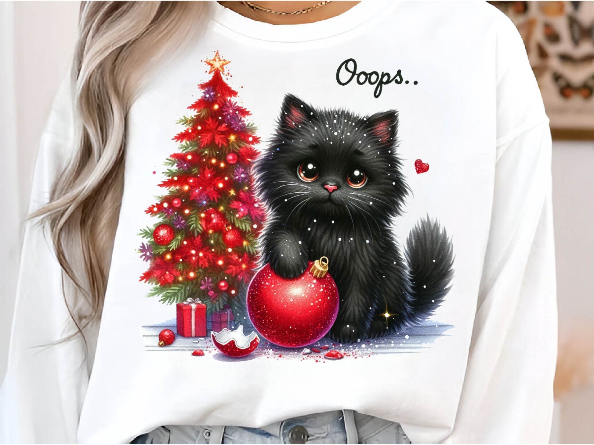 Oops Meowy Christmas Cat Clipart Bundle - CraftNest - Digital Crafting and Art