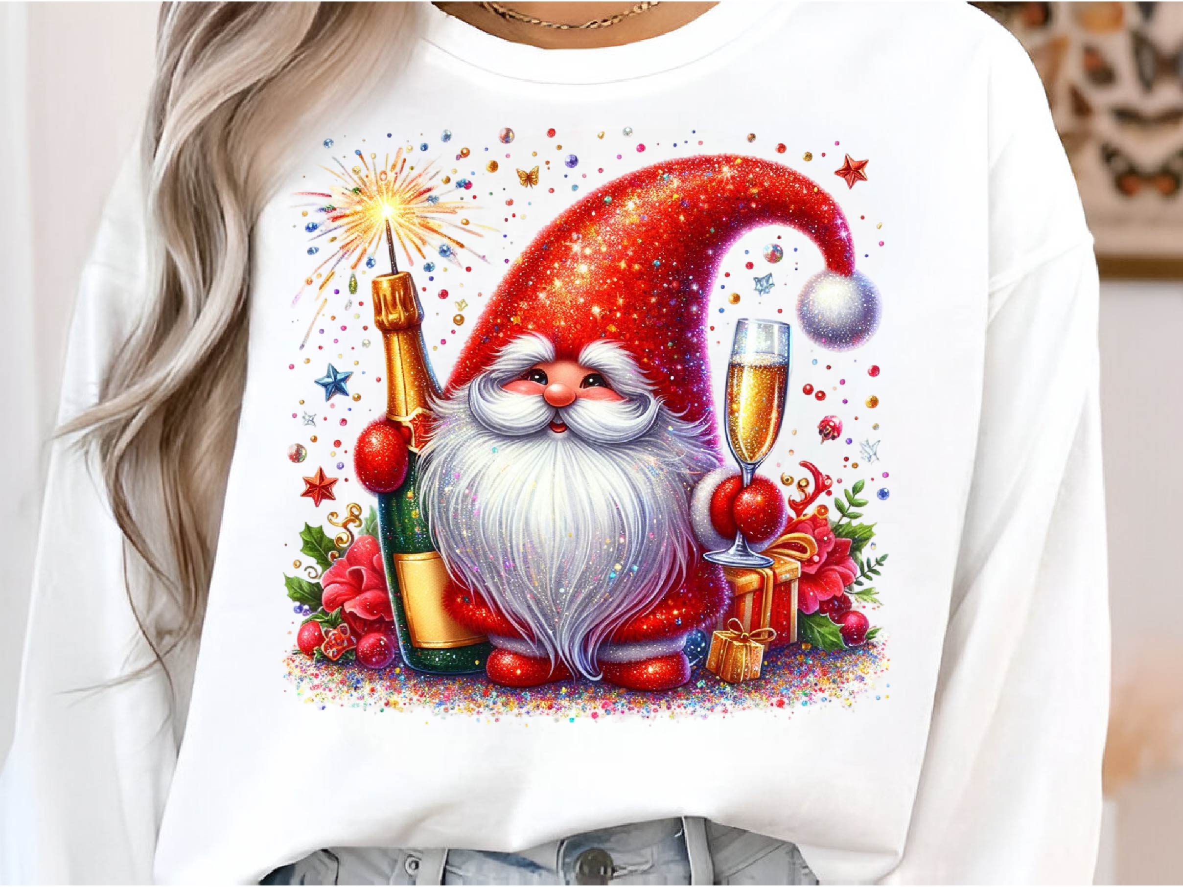 New Year Gnomes Clipart Bundle 2 - CraftNest - Digital Crafting and Art