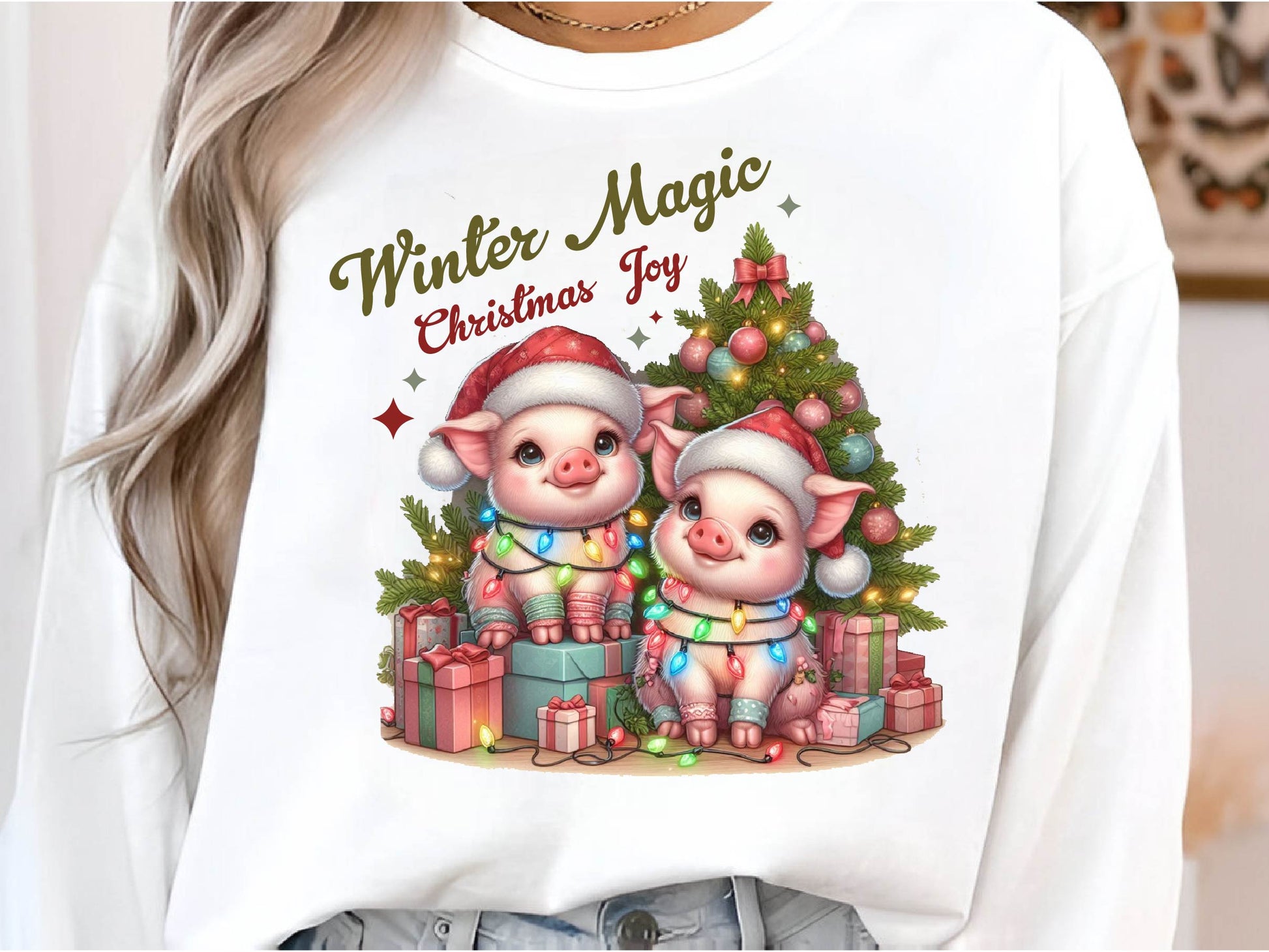 Winter Magic Christmas Joy Merry Clipart Bundle - CraftNest - Digital Crafting and Art