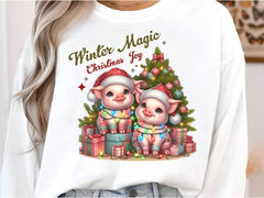 Winter Magic Christmas Joy Merry Clipart Bundle - CraftNest - Digital Crafting and Art