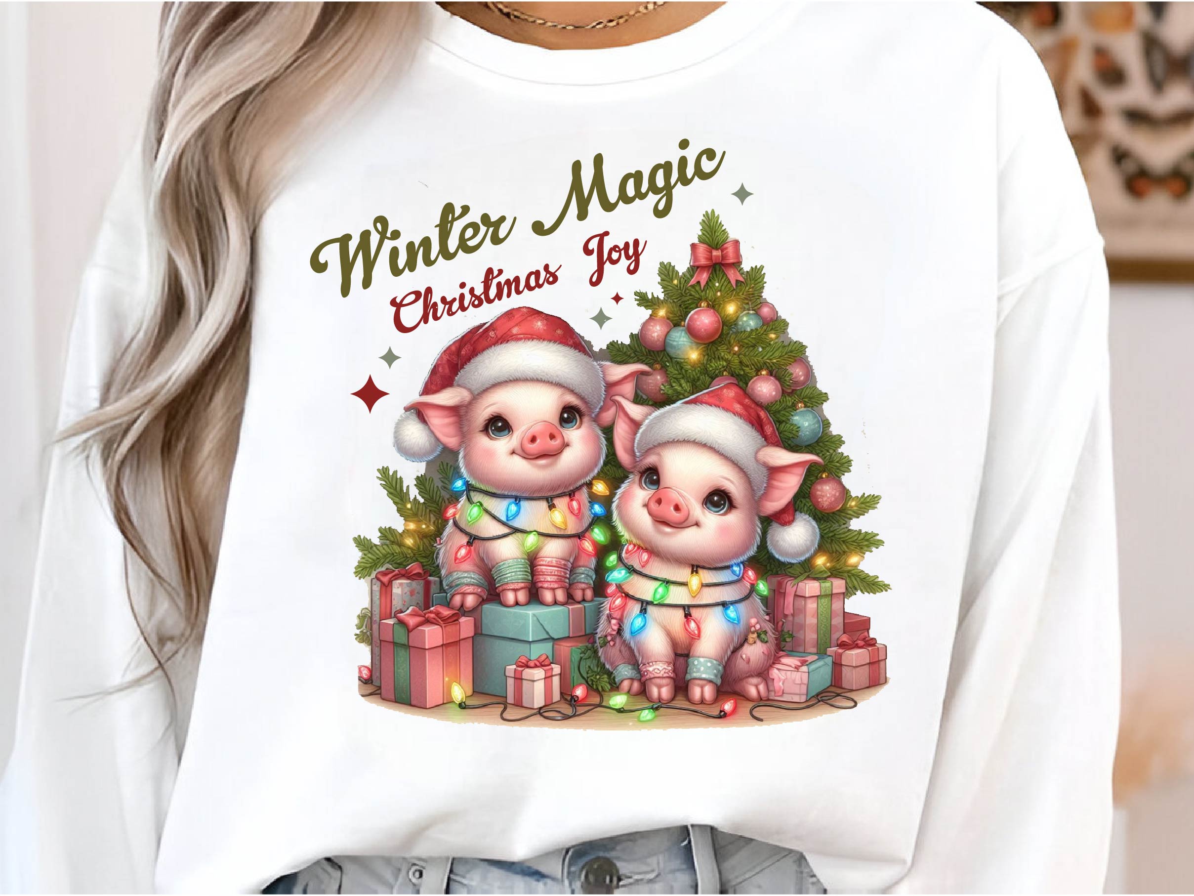 Winter Magic Christmas Joy Merry Clipart Bundle - CraftNest - Digital Crafting and Art