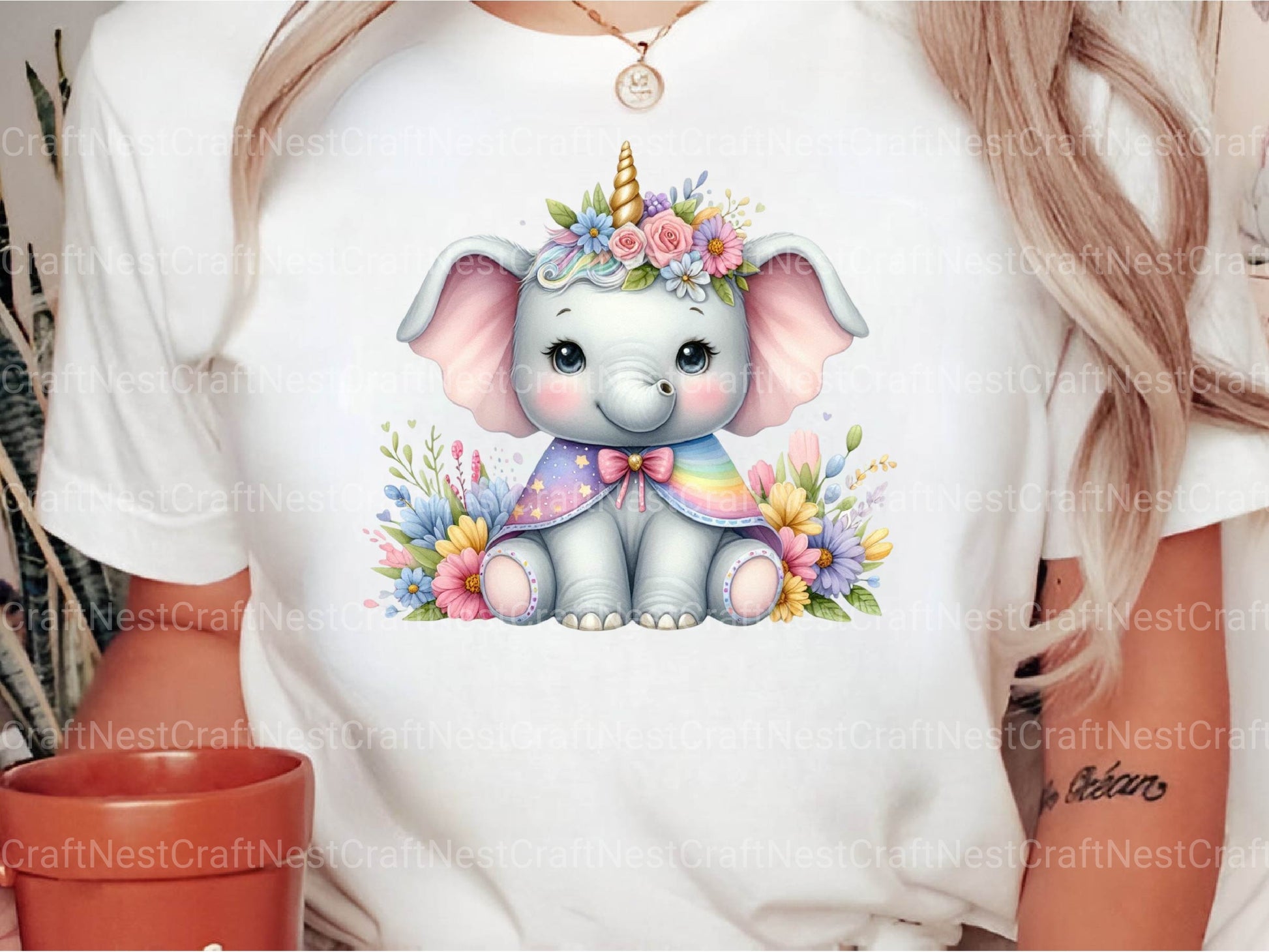 Unicorn Elephant Clipart Bundle - CraftNest - Digital Crafting and Art